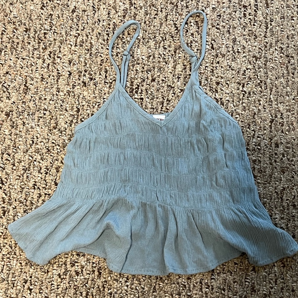 Teal tank top